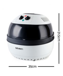 Devanti 10L Air Fryer Oven Cooker - White