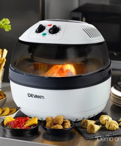 Devanti 10L Air Fryer Oven Cooker - White