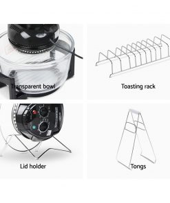 Devanti Electric Convection Oven Air Fryer- Black