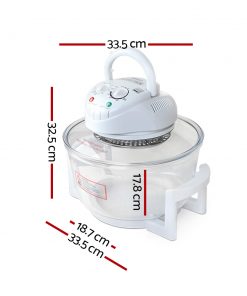 Devanti 17L Electric Convection Oven Air Fryer- White