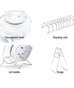 Devanti 17L Electric Convection Oven Air Fryer- White