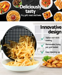 Devanti 4L Oil Free Air Fryer - Black