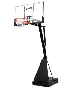 Everfit 3.05M Adjustable Portable Basketball Stand Hoop System Rim