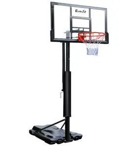 Everfit 3.05M Portable Basketball Stand System Height Adjustable Black