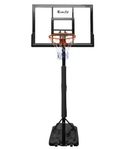 Everfit 3.05M Portable Basketball Stand System Height Adjustable Black