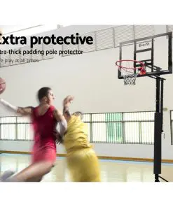 Everfit 3.05M Portable Basketball Stand System Height Adjustable Black