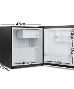 Devanti 48L Portable Mini Bar Fridge - Black