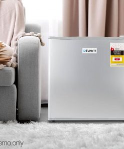 Devanti 48L Portable Mini Bar Fridge - Silver