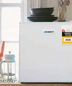 Devanti 48L Portable Mini Bar Fridge - White