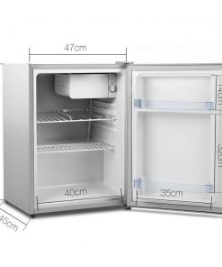 Devanti 70L Portable Mini Bar Fridge - Silver