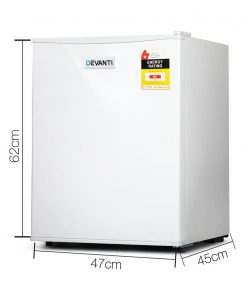 Devanti 70L Portable Mini Bar Fridge - White