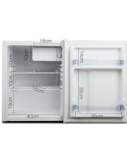 Devanti 70L Portable Mini Bar Fridge - White