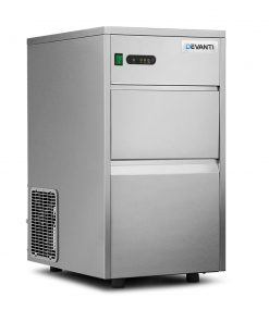DEVANTI Commercial Ice Cube Maker Stainless Steel 50KG/Day