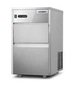 DEVANTI Commercial Ice Cube Maker Stainless Steel 50KG/Day