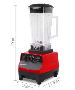 Devanti Commercial Food Processor Blender - Red