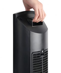 Devanti 2000W Portable Electric Ceramic Tower Heater - Black