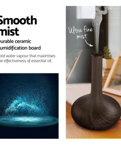 Devanti 160ml 4 in 1 Aroma Diffuser - Dark Wood