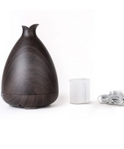 DEVANTI Aroma Diffuser Air Humidifier Dark Wood Grain 120ml