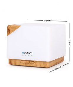 DEVANTi Aroma Diffuser Air Humidifier Night Light 600ml