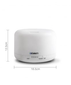 Devanti 500ml 4 in 1 Aroma Diffuser - White