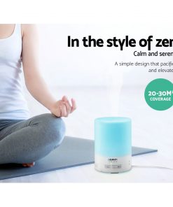 DEVANTi Aroma Diffuser Air Humidifier Night Light White 300ml