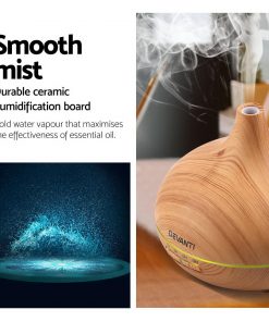 Devanti 300ml 4 in 1 Aroma Diffuser - Light Wood
