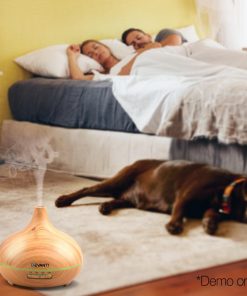 Devanti 300ml 4 in 1 Aroma Diffuser - Light Wood