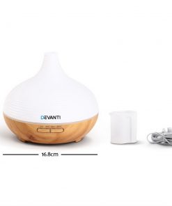 DEVANTi Aroma Diffuser Air Humidifier Night Light 300ml