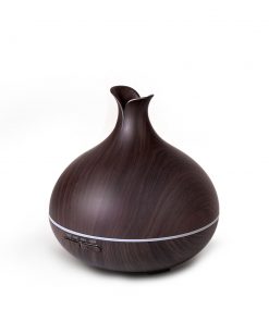 DEVANTI Aroma Diffuser Air Humidifier Dark Wood Grain 400ml
