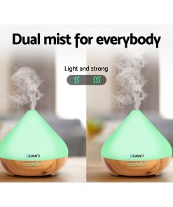 DEVANTI Aroma Diffuser Air Humidifier Night Light 300ml