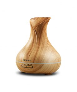 Devanti 400ml 4 in 1 Aroma Diffuser - Light Wood