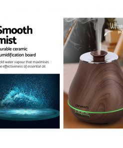 Devanti Aroma Diffuser - Dark Wood