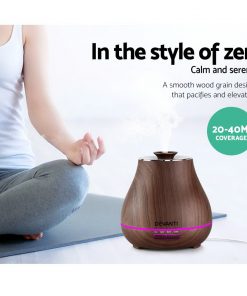 Devanti Aroma Diffuser - Dark Wood