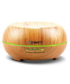 Devanti 200ml 4 in 1 Aroma Diffuser - Light Wood