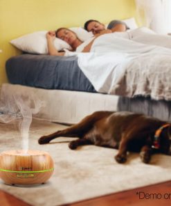 Devanti 200ml 4 in 1 Aroma Diffuser - Light Wood