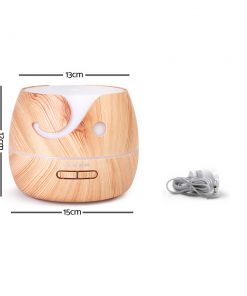Aroma Diffuser Air Humidifier 400ml Light Wood Grain