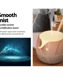 Aroma Diffuser Air Humidifier 400ml Light Wood Grain