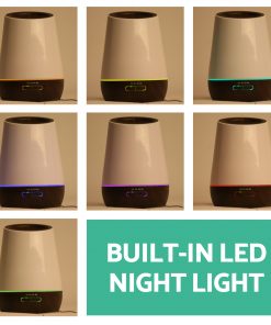 4 in 1 Ultrasonic Aroma Diffuser 500ml - Dark Wood