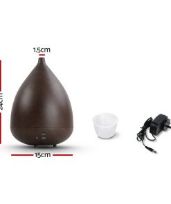 Aroma Diffuser Air Humidifier Dark Wood 300ml