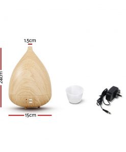 4 in 1 Aroma Diffuser 300ml  - Light Wood