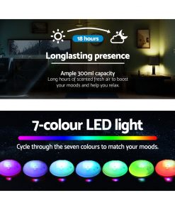 4 in 1 Aroma Diffuser 300ml  - Light Wood