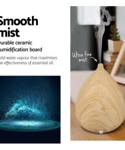 4 in 1 Aroma Diffuser 300ml  - Light Wood