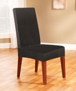 Pearson Dining Chair Cover in Ebony by Sure Fit