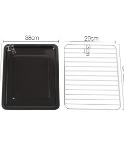 Devanti 45L Convection Oven with Hotplates - Black