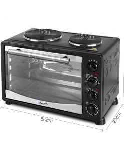 Devanti 34L Portable Convection Oven - Black