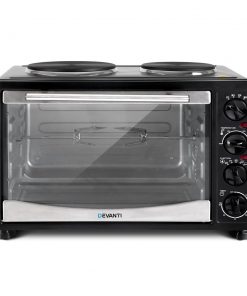 Devanti 34L Portable Convection Oven - Black