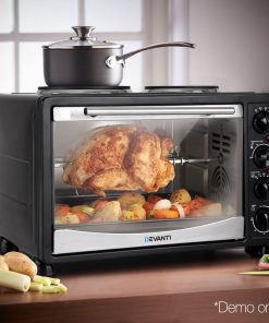 Devanti 34L Portable Convection Oven - Black