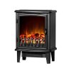 Devanti Electric Fireplace Heater Portable Fire Log Wood Effect Single Door 1800W Black Devanti Electric Fireplace Heater Portable Fire Log Wood Effect Single Door 1800W Black