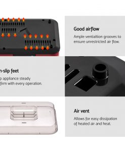 Devanti Food Dehydrator with 5 Trays - Red