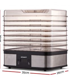 Devanti Food Dehydrator with 7 Trays - Silver